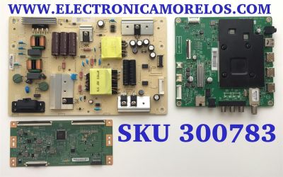 KIT DE TARJETAS PARA TV INSIGNIA·FIRE TV / NUMERO DE PARTE MAIN GXKCB02K002 / 715GA715-M01-B00-005G / 715GA715-M0E-B00-005K / FUENTE PLTVJY301XXGF / 715G9519-P01-003-003M / T-CON CV500U2-T01-CB-1 / PANEL TPT500B5U2T01.D REV:S01AN / MODELO NS-50DF710NA21